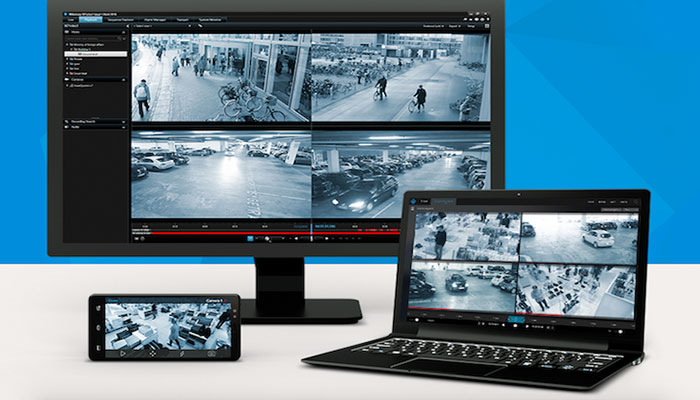 IP video management using milestone